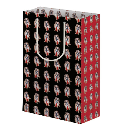 Hey Y'all Party - Gift Bag - Bulldog with Tie - Findlay Rowe Designs