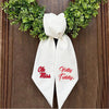 Wreath Sash Scarf  - 55in - Collegiate