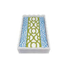 Guest Towel White Scalloped Box Set - Knots And Spots