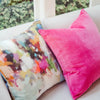 Laura Park-Hot Pink 22x22 Solid Velvet Pillow