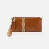Vida Wristlet - Polished Leather - Truffle With Stitching - Findlay Rowe Designs