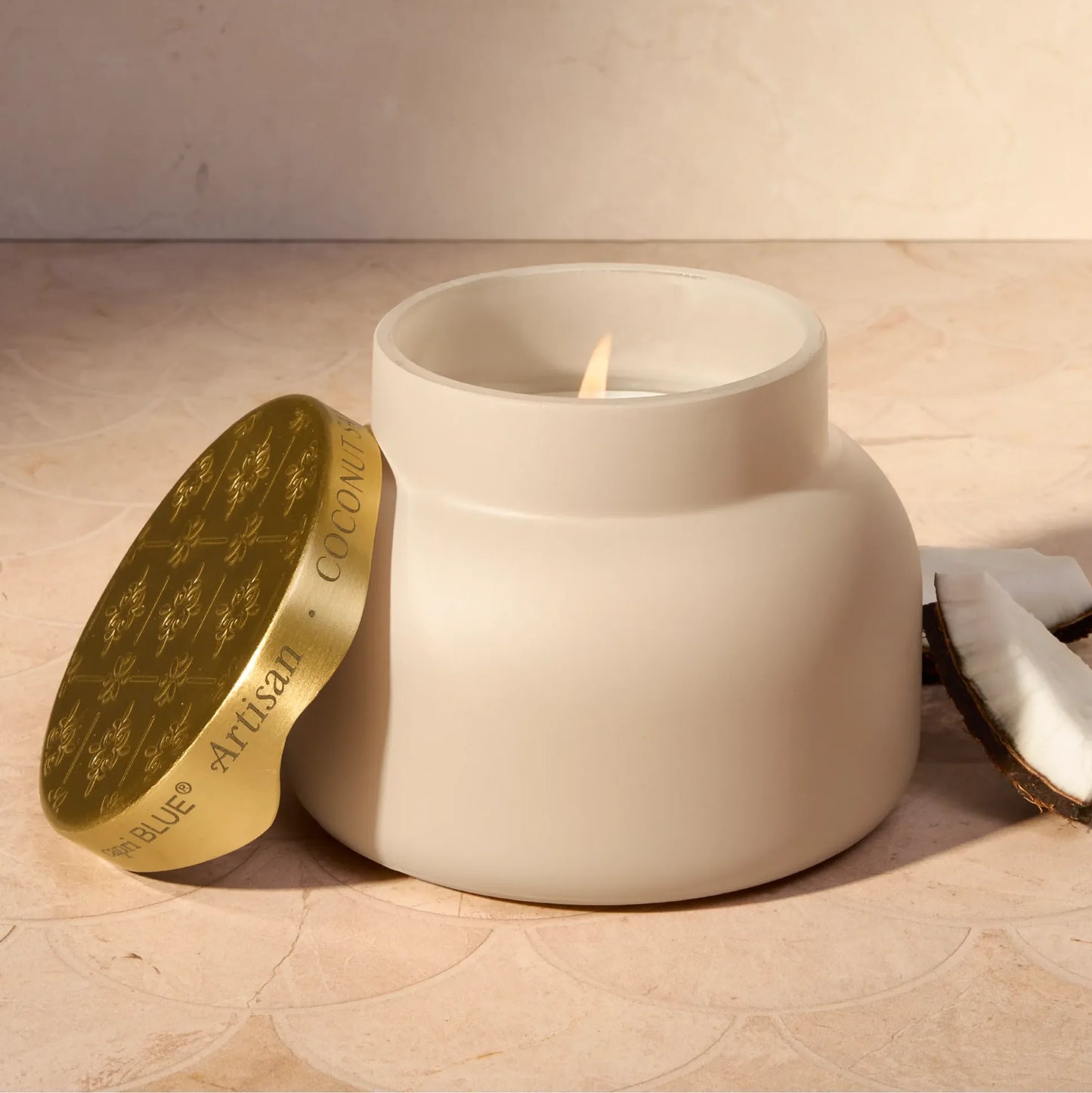 Capri Blue - Signature Jar 19oz  - Coconut Santal Terrazza Velluto - Findlay Rowe Designs