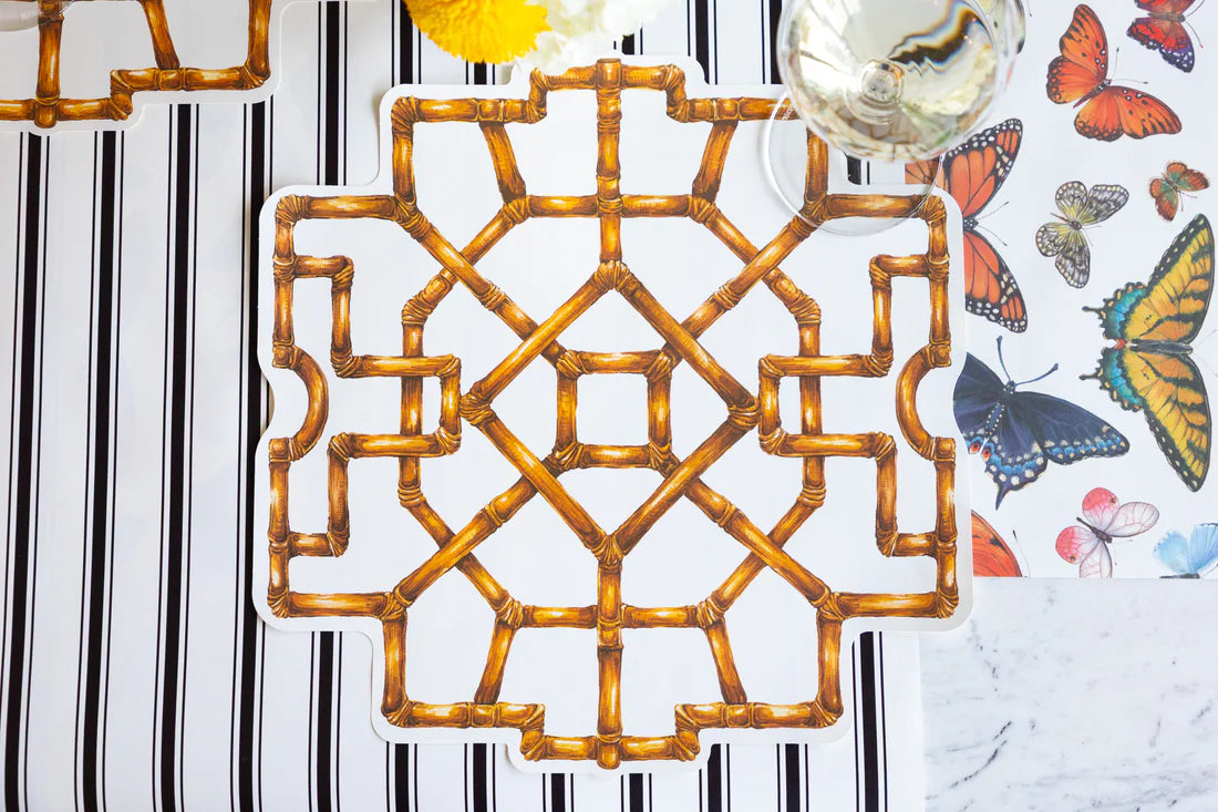 Hester & Cook - Placemat - Die Cut Bamboo - Findlay Rowe Designs