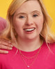 Kendra Scott -Mini Elisa Gold Satellite Short Pendant Necklace in Fuchsia Magnesite - Findlay Rowe Designs
