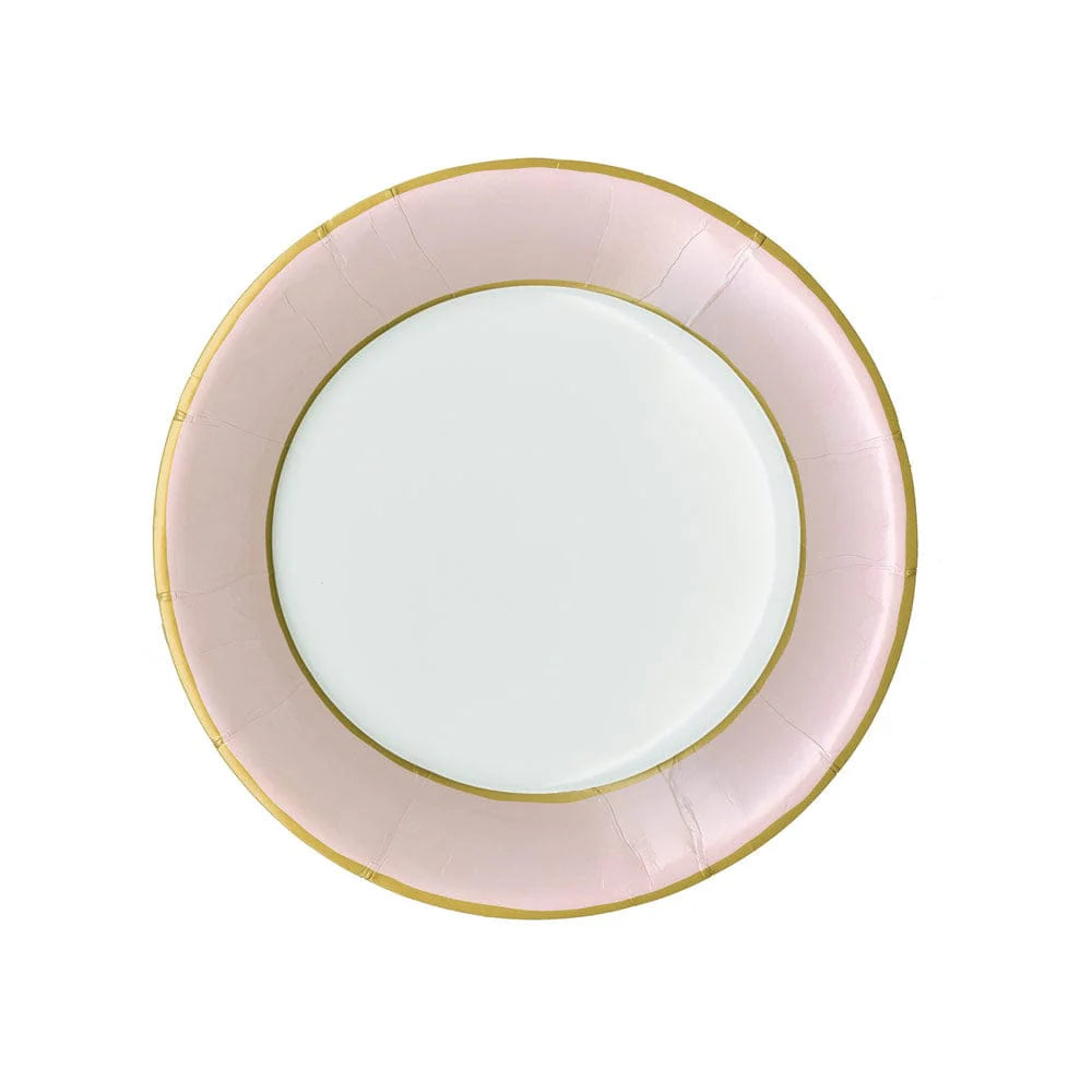 Caspari - Salad Dessert Plates - Watercolor Petal Pink - Findlay Rowe Designs