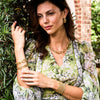 Capucine de Wulf - Bracelet - Veranda Caning Hinged Bangle - Gold - Sm Med - Findlay Rowe Designs