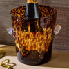 Ice Bucket - Glass - Tortoise Print - Findlay Rowe Designs