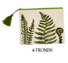Pouch - Cotton Canvas - Fanciful Fern - Findlay Rowe Designs