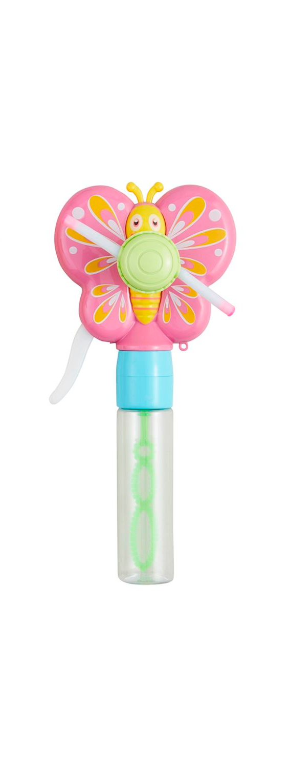 Mud Pie - Kids- Light-Up Butterfly Bubble Fan