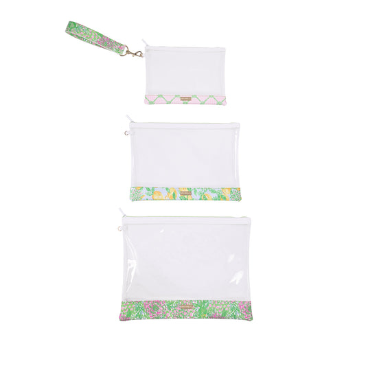 Lilly Pulitzer - Carryall Pouch - Lime Feeling Good - Findlay Rowe Designs