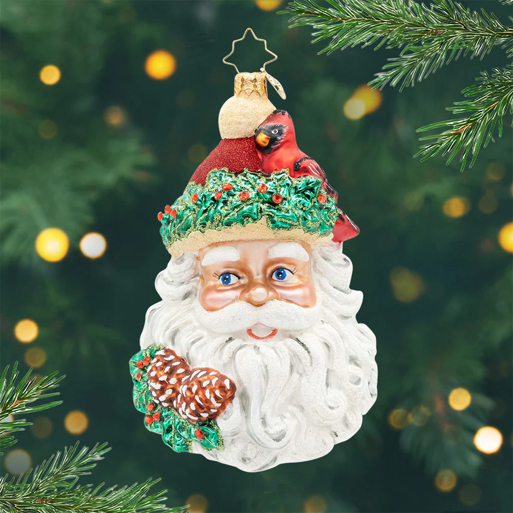 Christopher Radko - Ornament - Woodland Wishes Santa - Findlay Rowe Designs