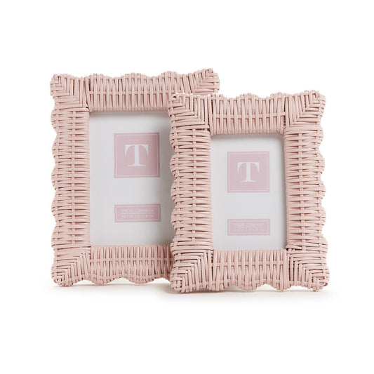 Frame - Wicker Weave - Pink - Findlay Rowe Designs
