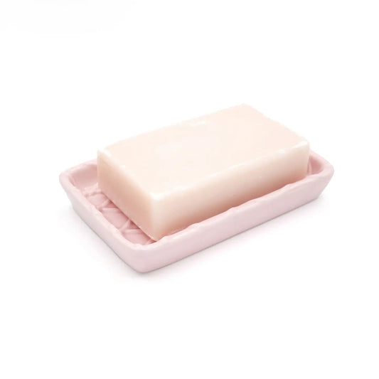 Soap Dish - Pink Textured - Findlay Rowe Designs