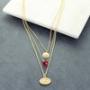 Necklace - Set of 3 UGA Logo - Matte Gold - Findlay Rowe Designs