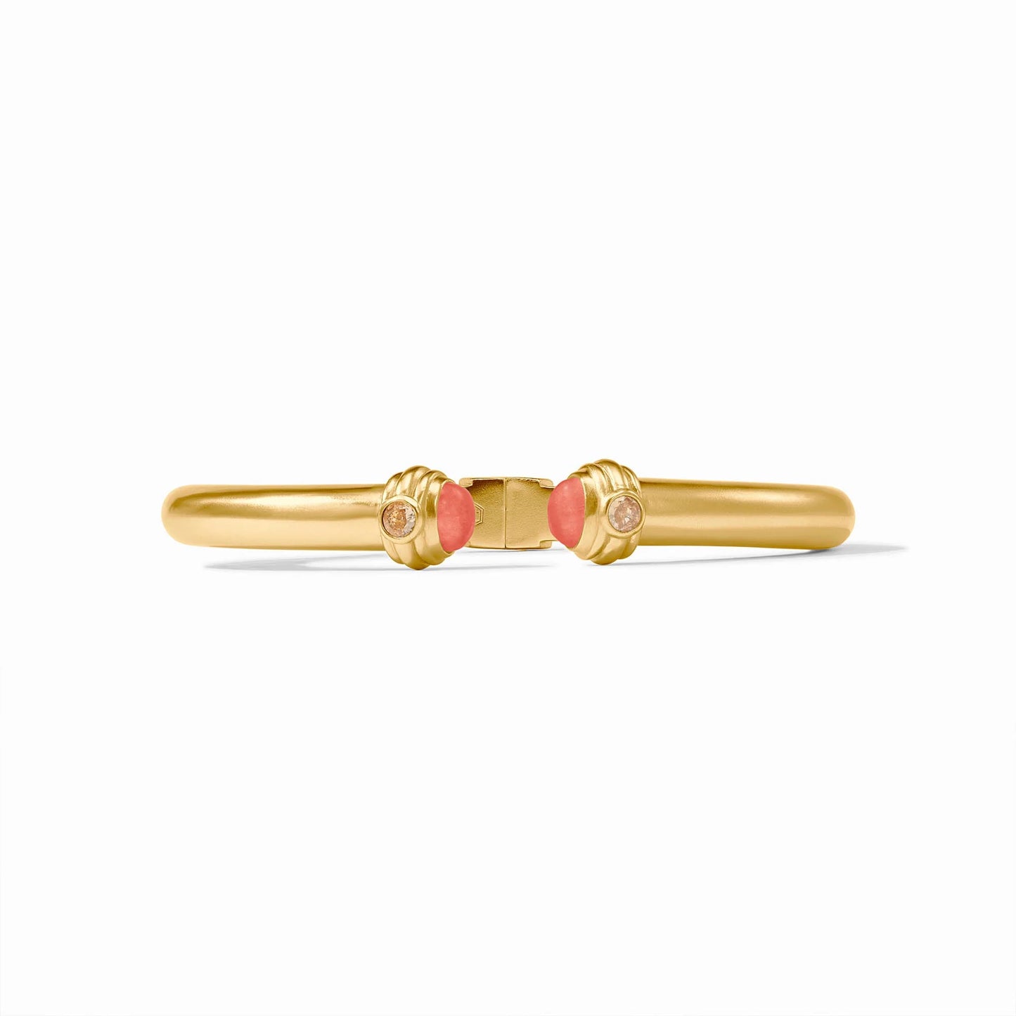 Julie Vos - Bracelet - Portofino Demi Cuff - Melon Jade - Findlay Rowe Designs