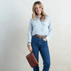 Hobo - Darcy Carry-All Crossbody - Polished Leather - Harvest Root