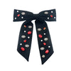Brianna Cannon - Bow Barrette - UGA Black - Findlay Rowe Designs