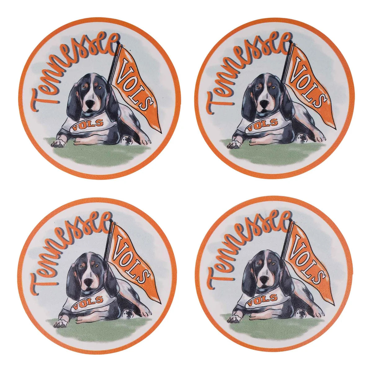 Glory Haus - Collegiate Coasters - Set of 4 - Tennessee
