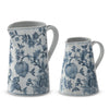 Chinoiserie Pitchers - Navy Blue& White - Findlay Rowe Designs