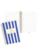 Duo Threads -  Stripe Sorority Notebook - Sorority