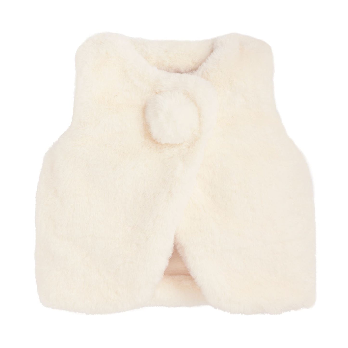 Mud Pie - Girls -  Fur Vest - Ivory - Findlay Rowe Designs
