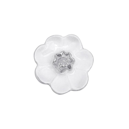 Mariposa - Napkin Weight - White Flower - Findlay Rowe Designs