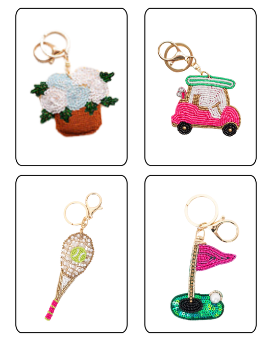 Lisi Lerch - Beaded Key Chain - Findlay Rowe Designs