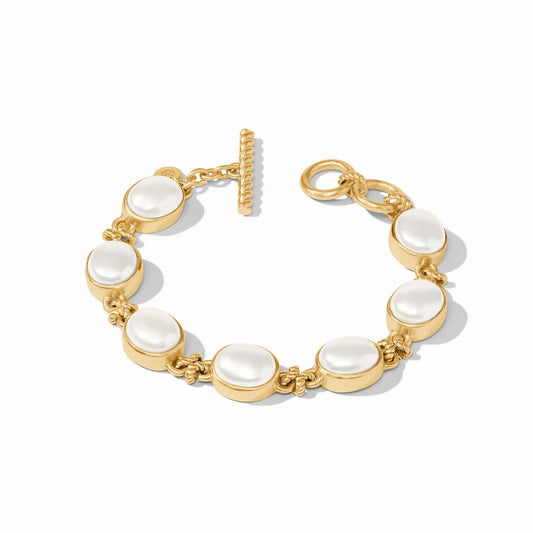 Julie Vos - Nassau Demi Stone Bracelet in Pearl - Findlay Rowe Designs