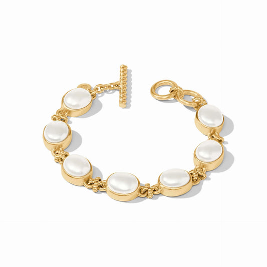 Julie Vos - Nassau Demi Stone Bracelet - Pearl - Findlay Rowe Designs