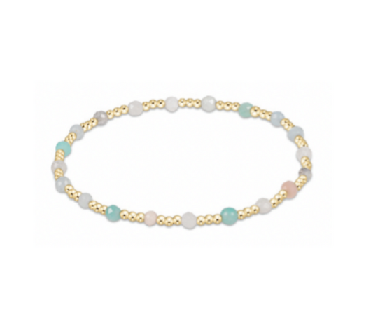 Enewton - Gemstone Gold Sincerity Pattern 3MM Bead Bracelet - Hot Mess Spring 2025