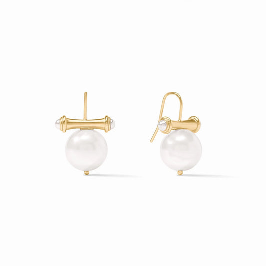 Julie Vos - Earring - Bamboo Pearl - Findlay Rowe Designs