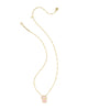 Kendra Scott - Necklace - Ballet Gold Blush Mother of Pearl - Gold Short Pendant
