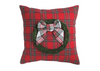 Mud Pie - Christmas Pillows - Velvet Loop Tartan