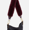 Clearance - Hobo - Faux Fur Strap Plum - Findlay Rowe Designs