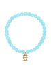 Bracelet - Small Glass Bead Stretch - Bright Blue - Findlay Rowe Designs