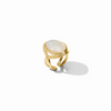 Julie Vos - Ring - Essex Statement - Mother of Pearl - Size 6/7 or Size 8/9