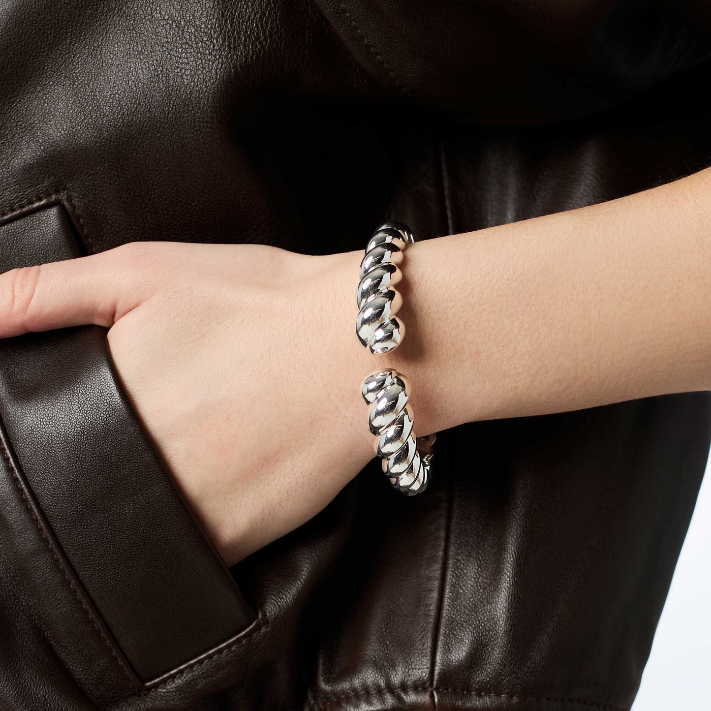 Julie Vos - Bracelet - Ravello Cuff - Silver