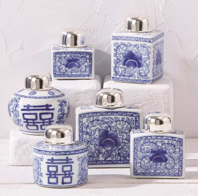 Tea Jars with Nickel Plated Lid - Findlay Rowe Designs