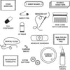 Pinch Provisions - Glitter Minimergency Kit - Orchid