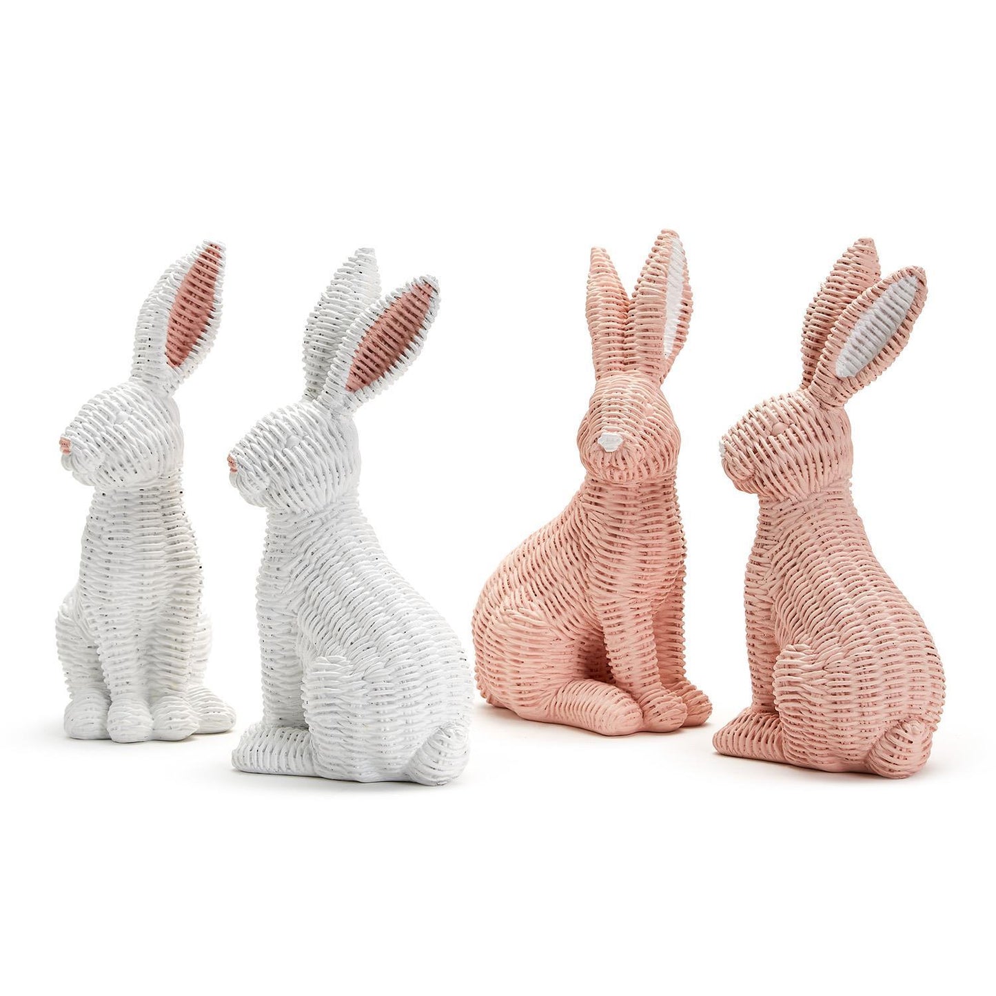 Two's Company- Hello Easter Basket Weave Bunny- Pink - Findlay Rowe Designs