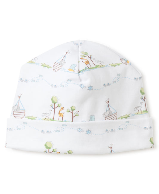 Kissy Kissy - Hat - Noah's Print - Blue - Findlay Rowe Designs