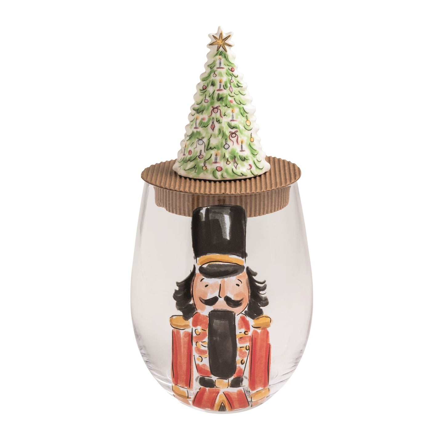 Mudpie - Wine Glass & Stopper Sets - Nutcracker - Findlay Rowe Designs