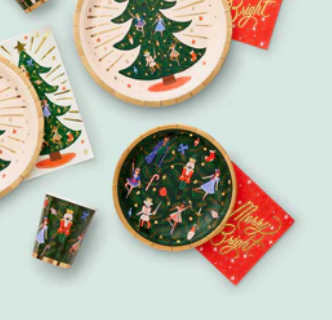Rifle Paper Co - Salad Plate - Nutcracker
