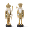 Nutcracker Soldier - Faux Beaded - Gold