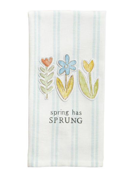 Mud Pie- Easter Patch Towels