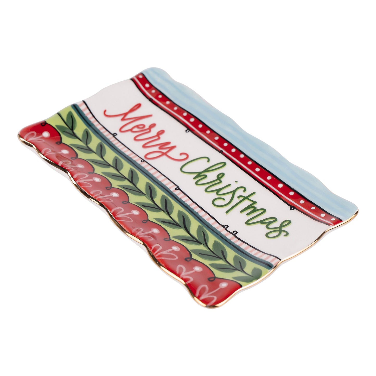 Glory Haus - Trinket Tray - Bright Merry Christmas - Findlay Rowe Designs