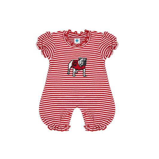 Creative Knitwear - Baby -  Girls Romper - UGA Standing Dawg - 3-6m - Findlay Rowe Designs
