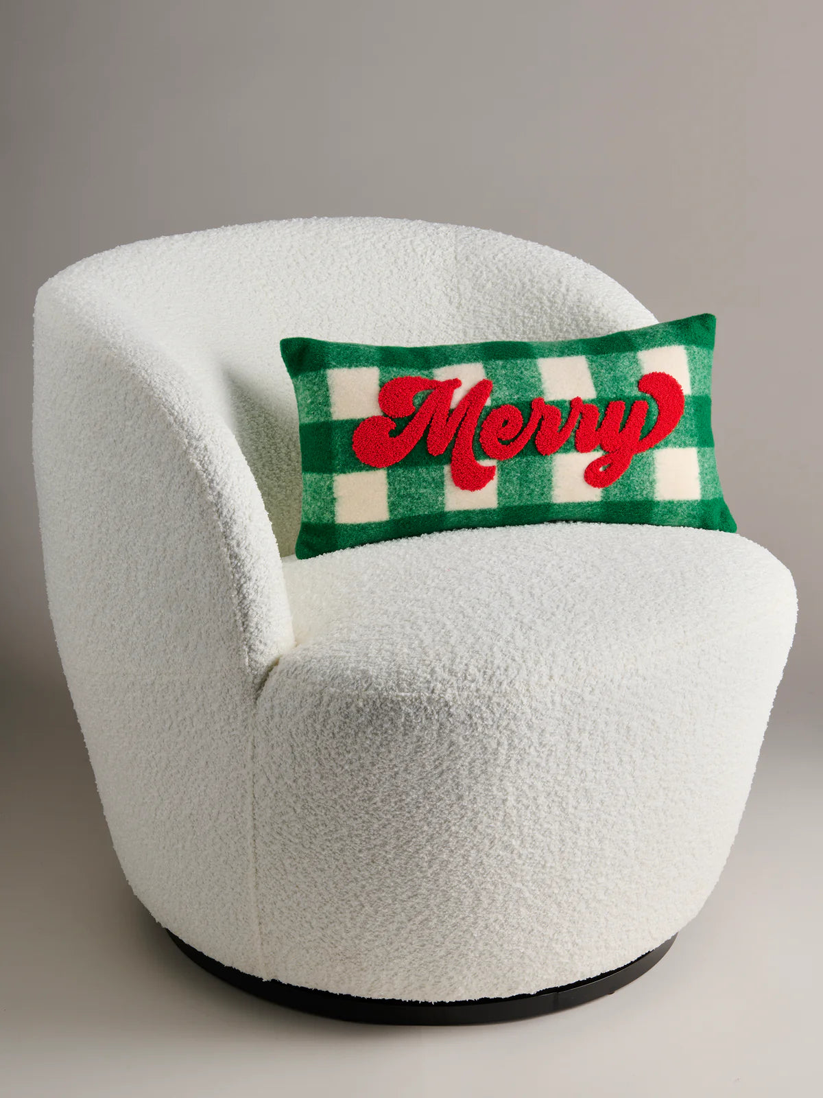 Shiraleah - Pillow - Merry Green Plaid