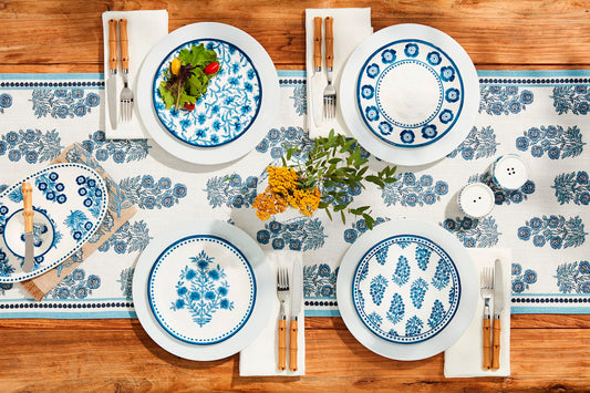 Mud Pie - Block Print Table Runner - Findlay Rowe Designs