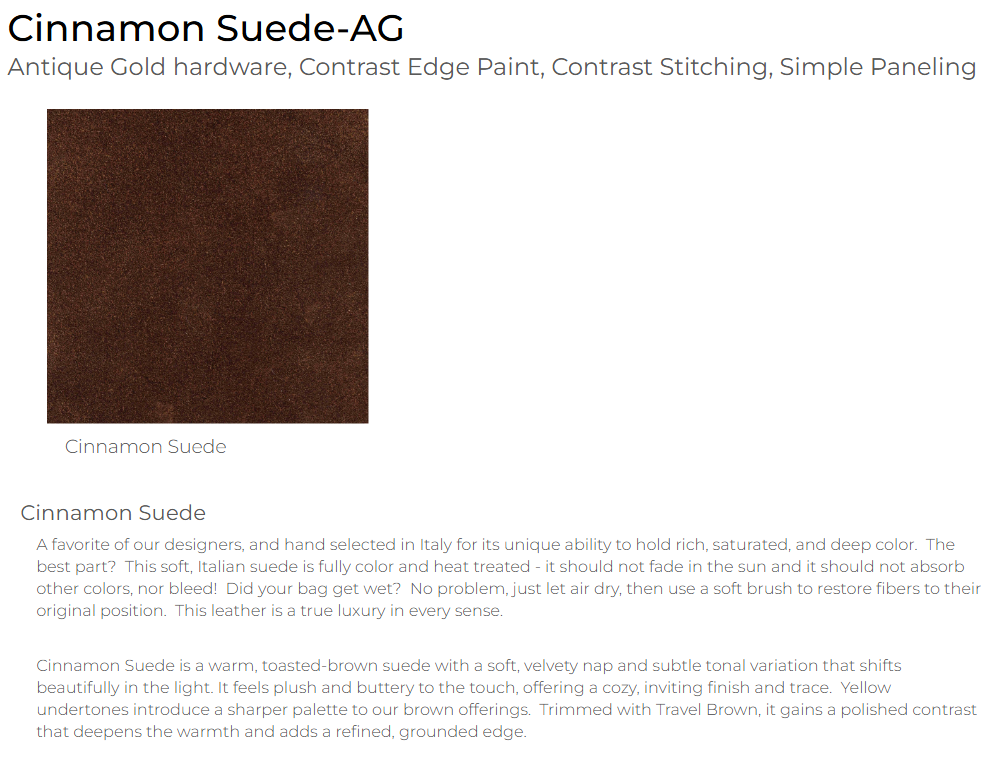 Hammitt - Kyle Small - Cinnamon Suede Antique Gold - Findlay Rowe Designs